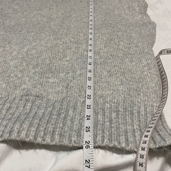 Press Heather Gray Sleeveless Knit Sweater Women's Size Small Office Staple - Picture 9 of 9